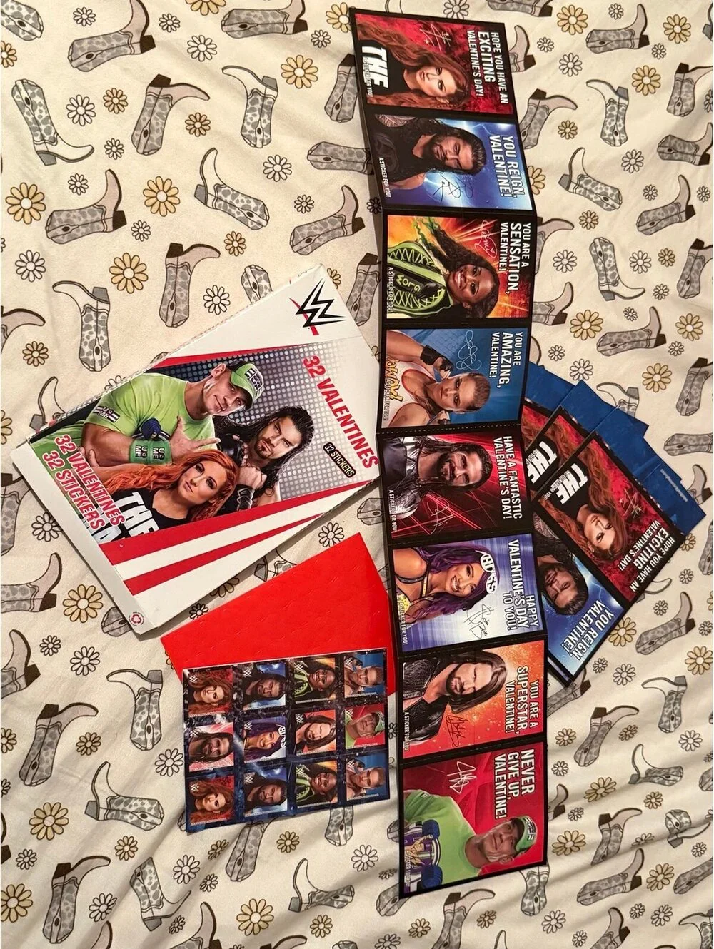 WWE Valentines Cards